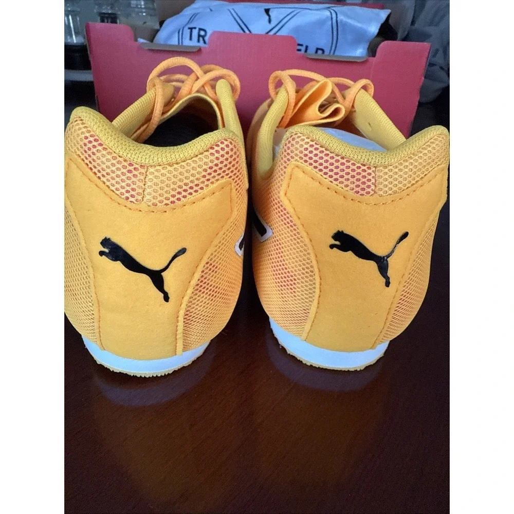 Puma evoSpeed Star8 Running Spikes Orange Track & Field Racing Sprints Men Sz 13